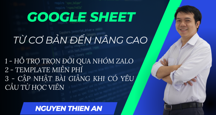 Khóa học SpreadSheet từ cơ bản đến nâng cao